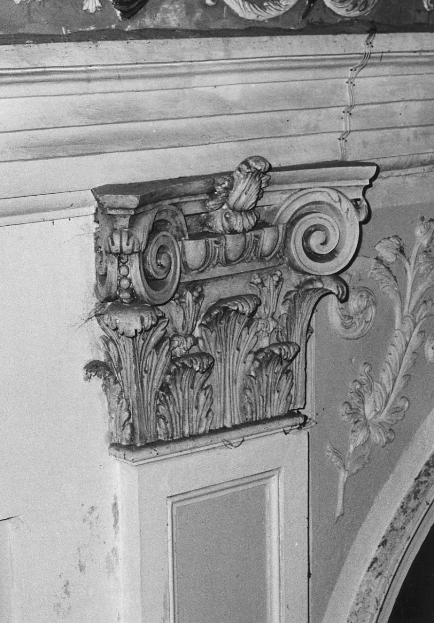 capitello, serie - bottega calabrese (sec. XVIII)