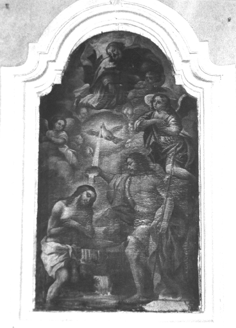battesimo di Cristo (dipinto, opera isolata) - ambito calabrese (sec. XVIII)