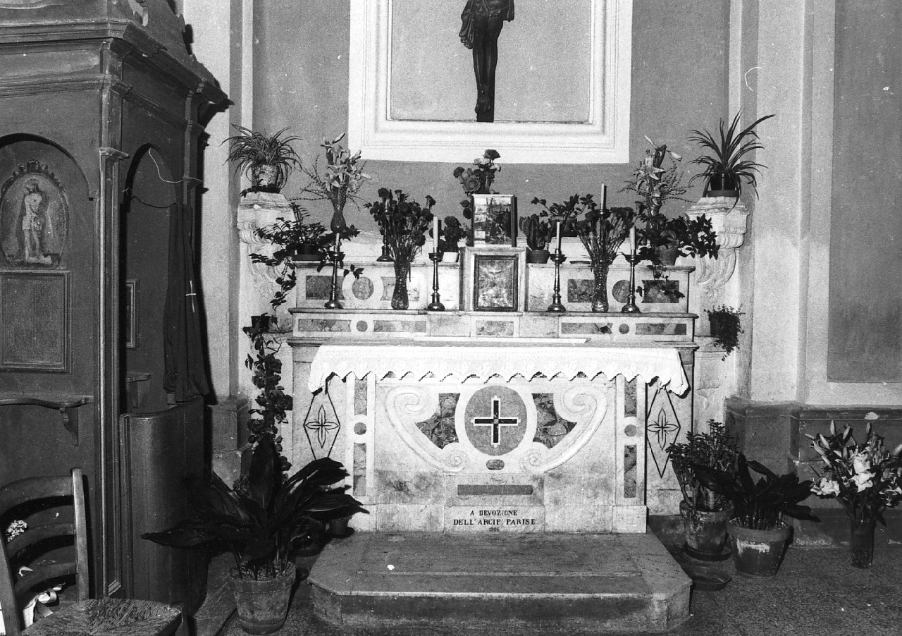 altare, opera isolata - bottega Italia meridionale (sec. XX)