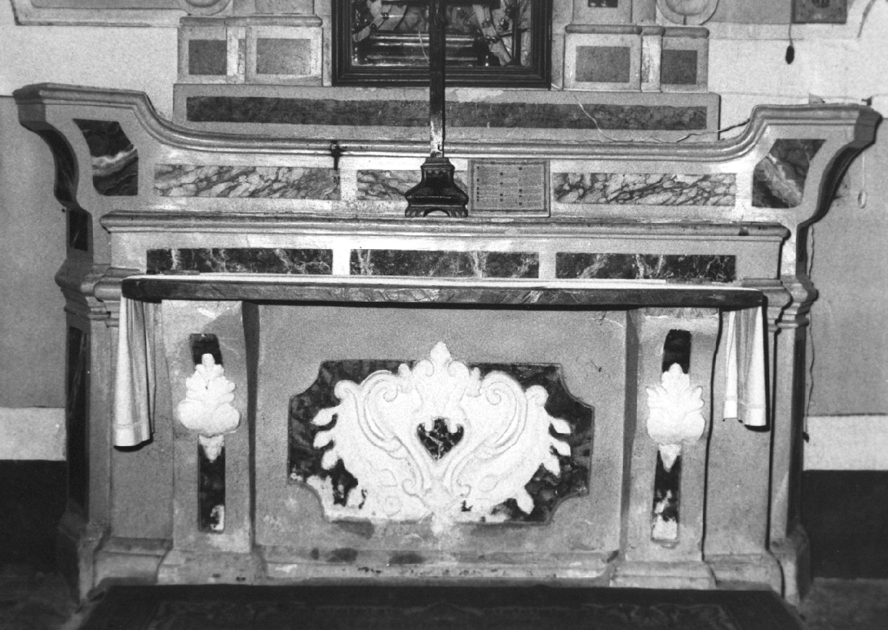 paliotto, elemento d'insieme - bottega calabrese (sec. XIX)