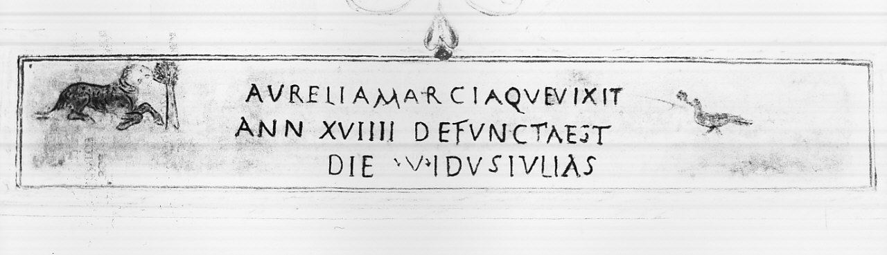 lapide, opera isolata - bottega italiana (sec. IV)