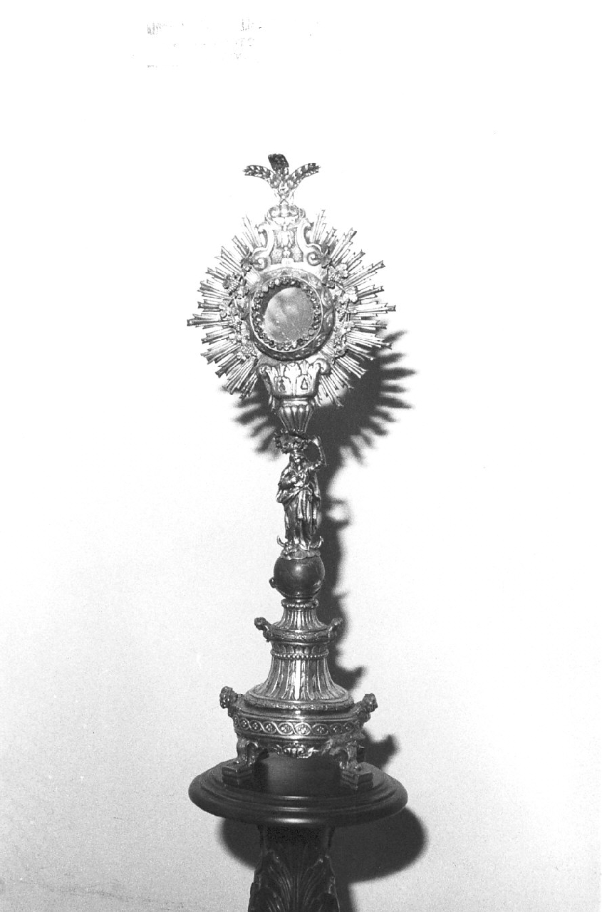 ostensorio - a raggiera, opera isolata di Pane Gennaro (sec. XIX)