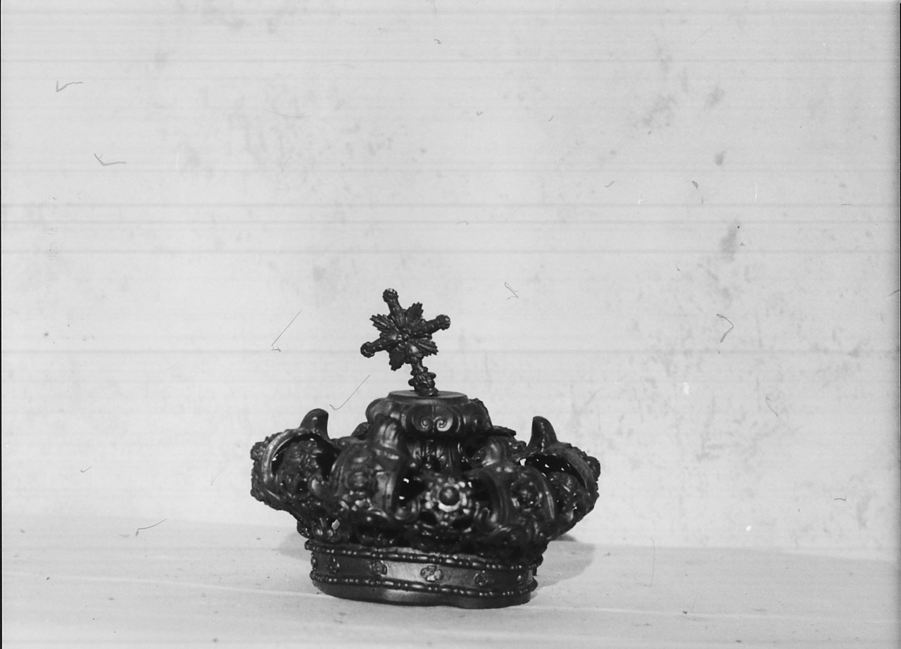 corona da statua, opera isolata - bottega Italia meridionale (sec. XIX)
