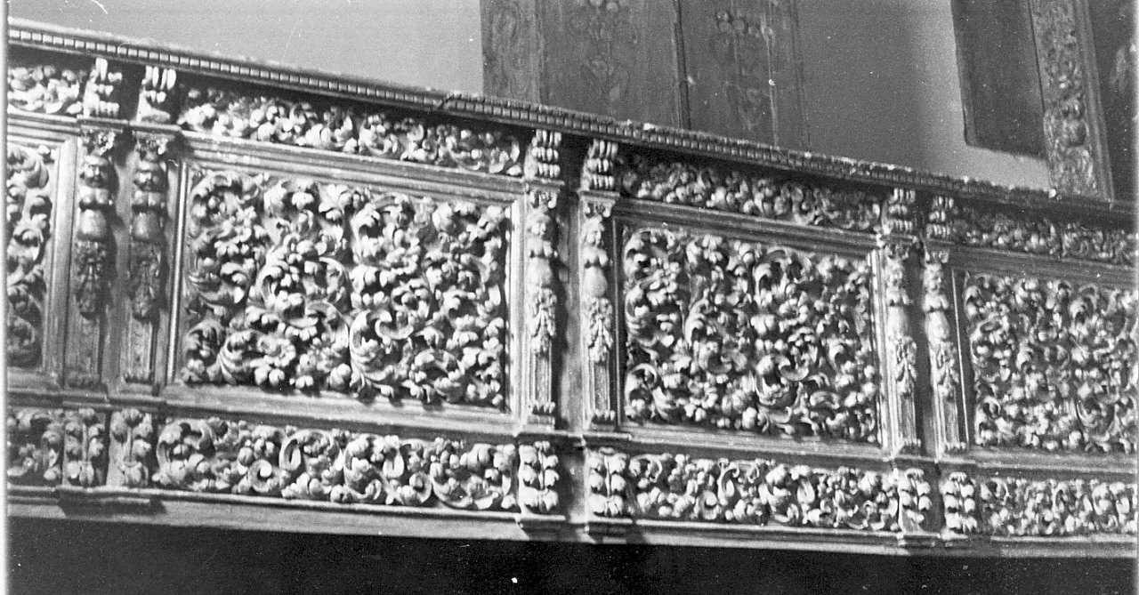 cantoria, opera isolata - bottega calabrese (prima metà sec. XVII)