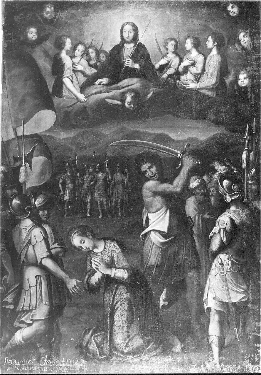 martirio di Santa Caterina d'Alessandria (dipinto, opera isolata) - ambito Italia meridionale (sec. XVII)