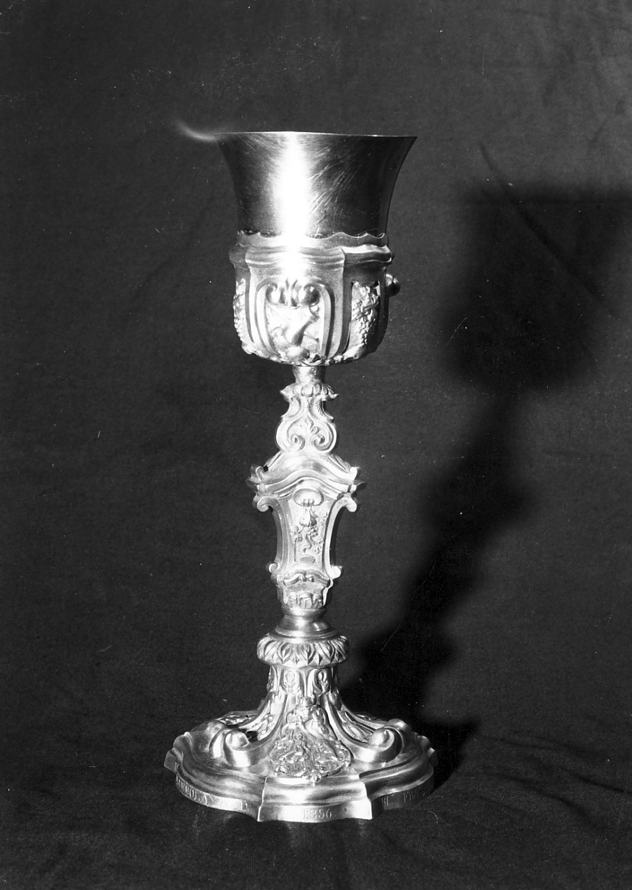 calice - bottega Italia meridionale (sec. XIX)