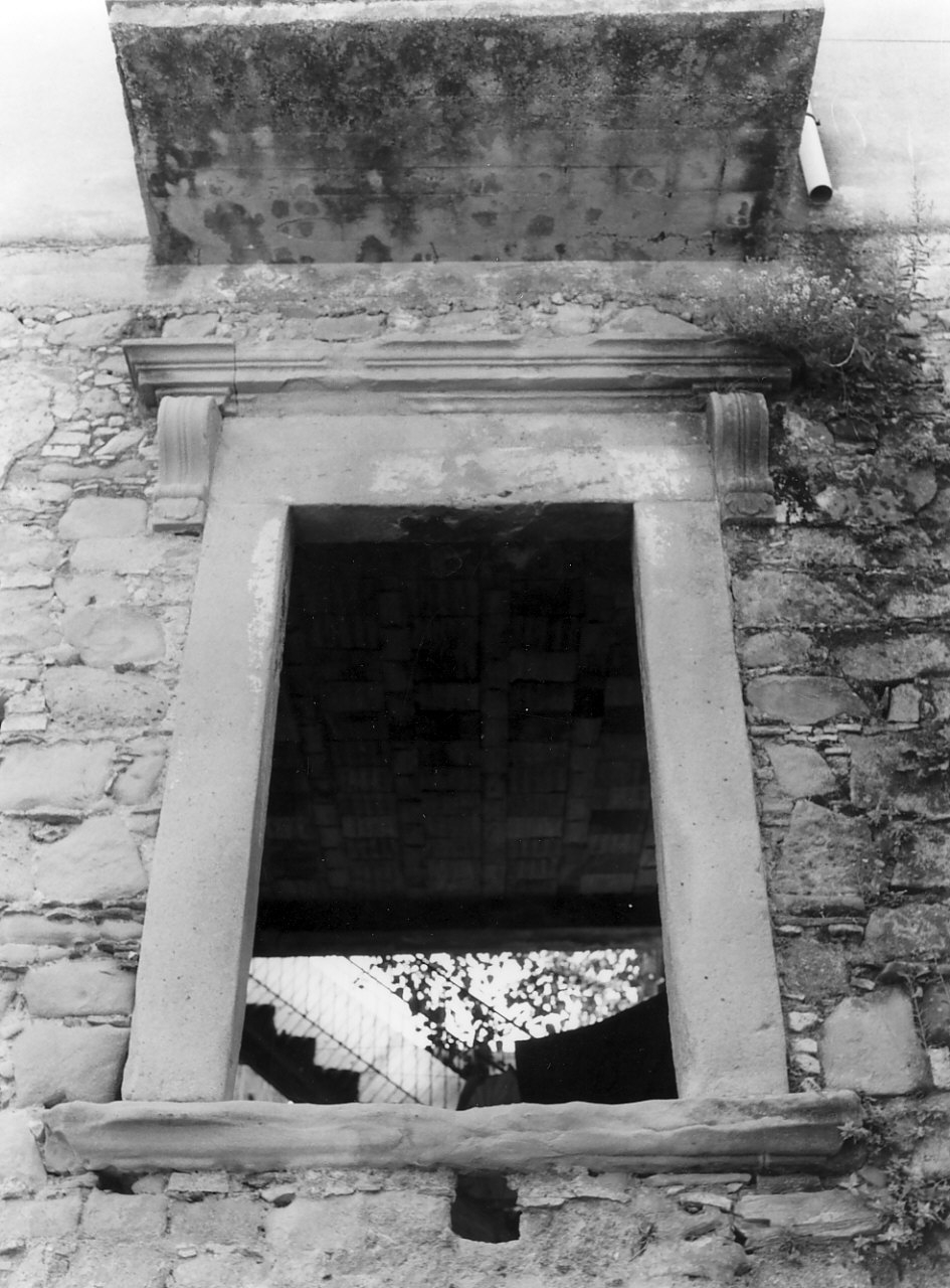 mostra di finestra, serie - bottega calabrese (sec. XVIII)