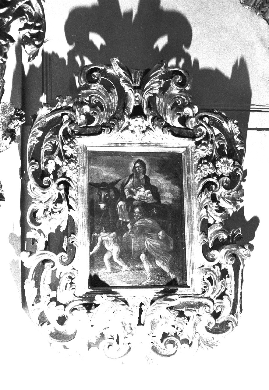 fuga in Egitto (dipinto, opera isolata) - ambito Italia meridionale (sec. XVIII)