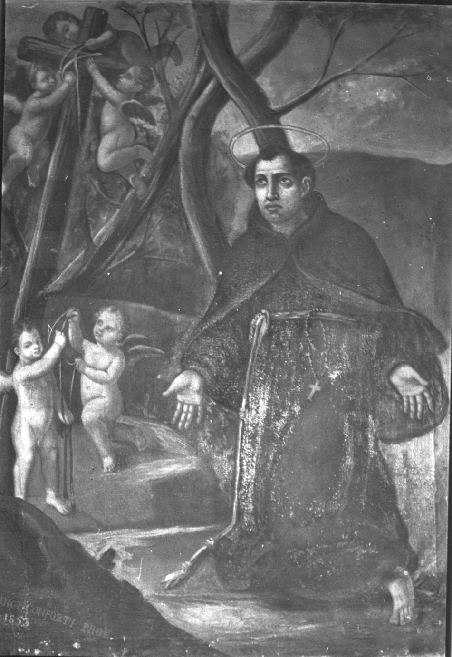 San Pietro d'Alcantara (dipinto, opera isolata) - ambito Italia meridionale (sec. XIX)