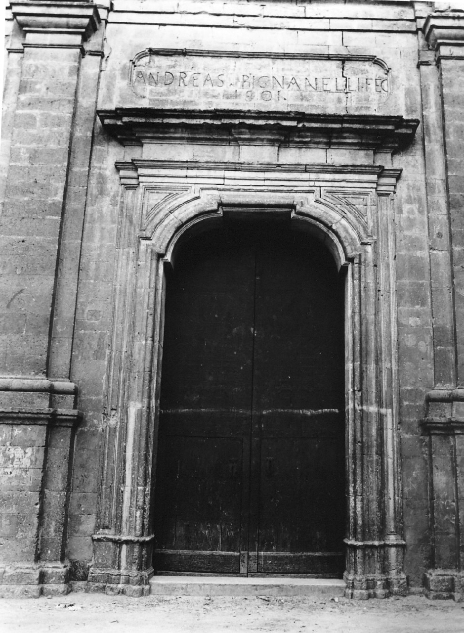 portale maggiore, opera isolata - bottega calabrese (sec. XIX)