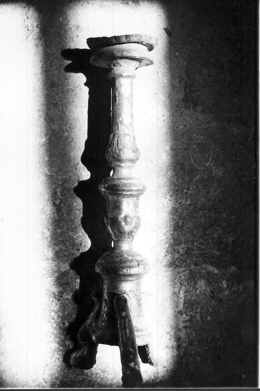 candelabro, serie - bottega calabrese (sec. XVIII)