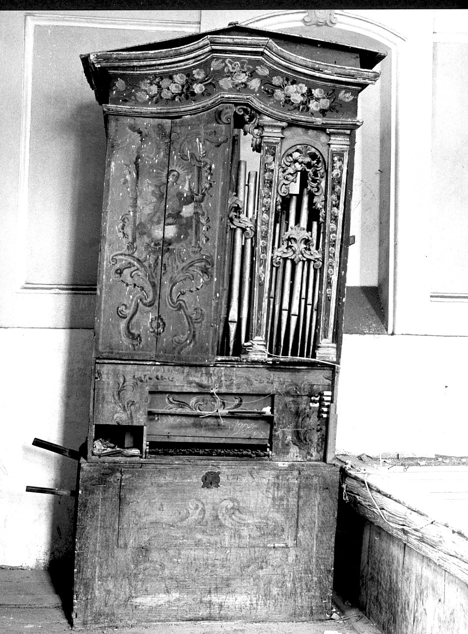 organo, opera isolata - bottega Italia meridionale (sec. XVIII)
