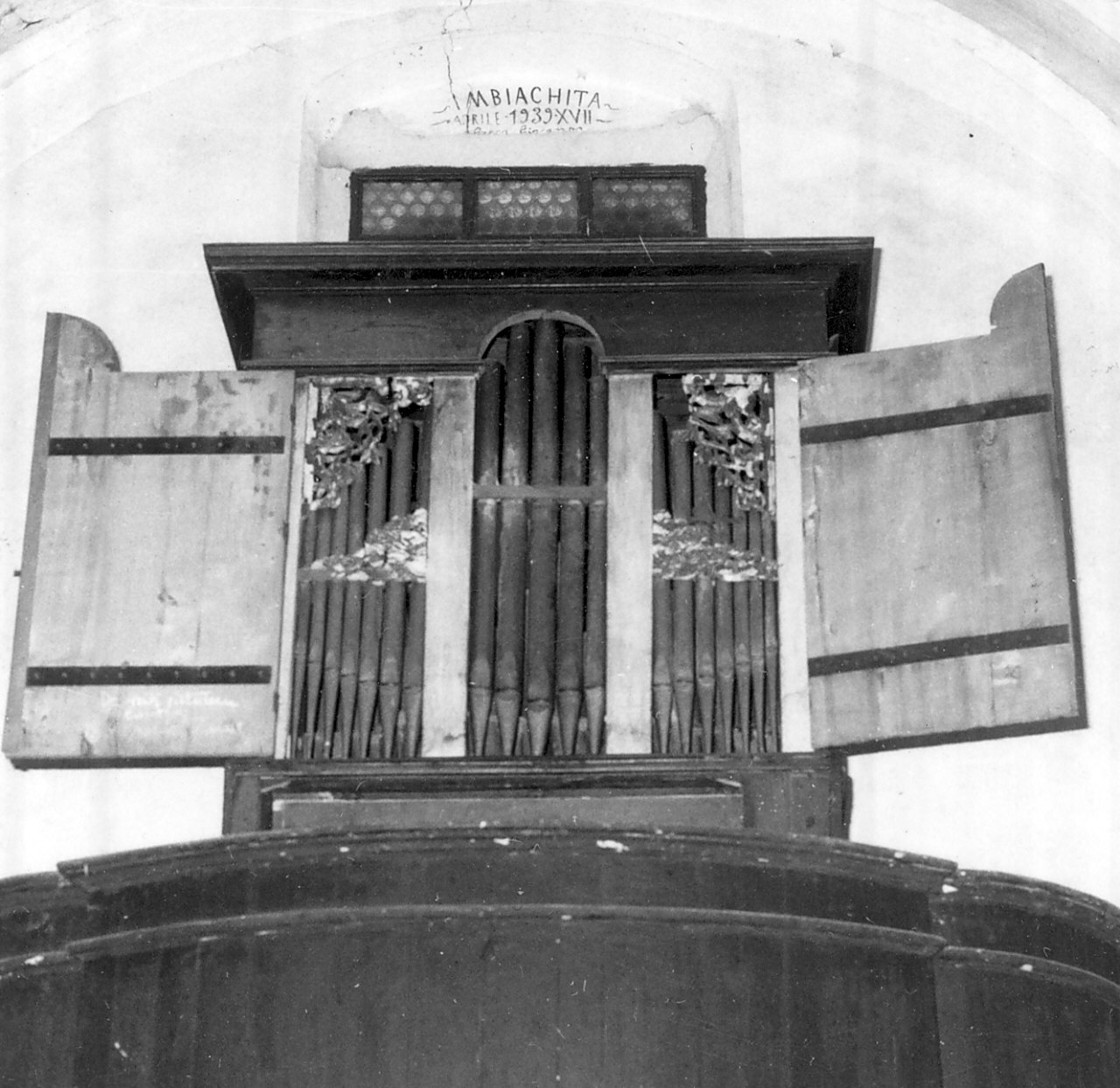 organo, opera isolata - bottega Italia meridionale (sec. XVIII)