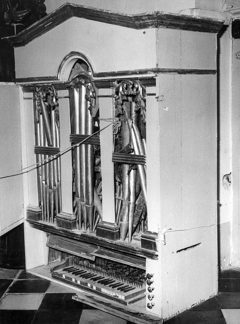 organo, opera isolata - bottega Italia meridionale (seconda metà sec. XVIII)