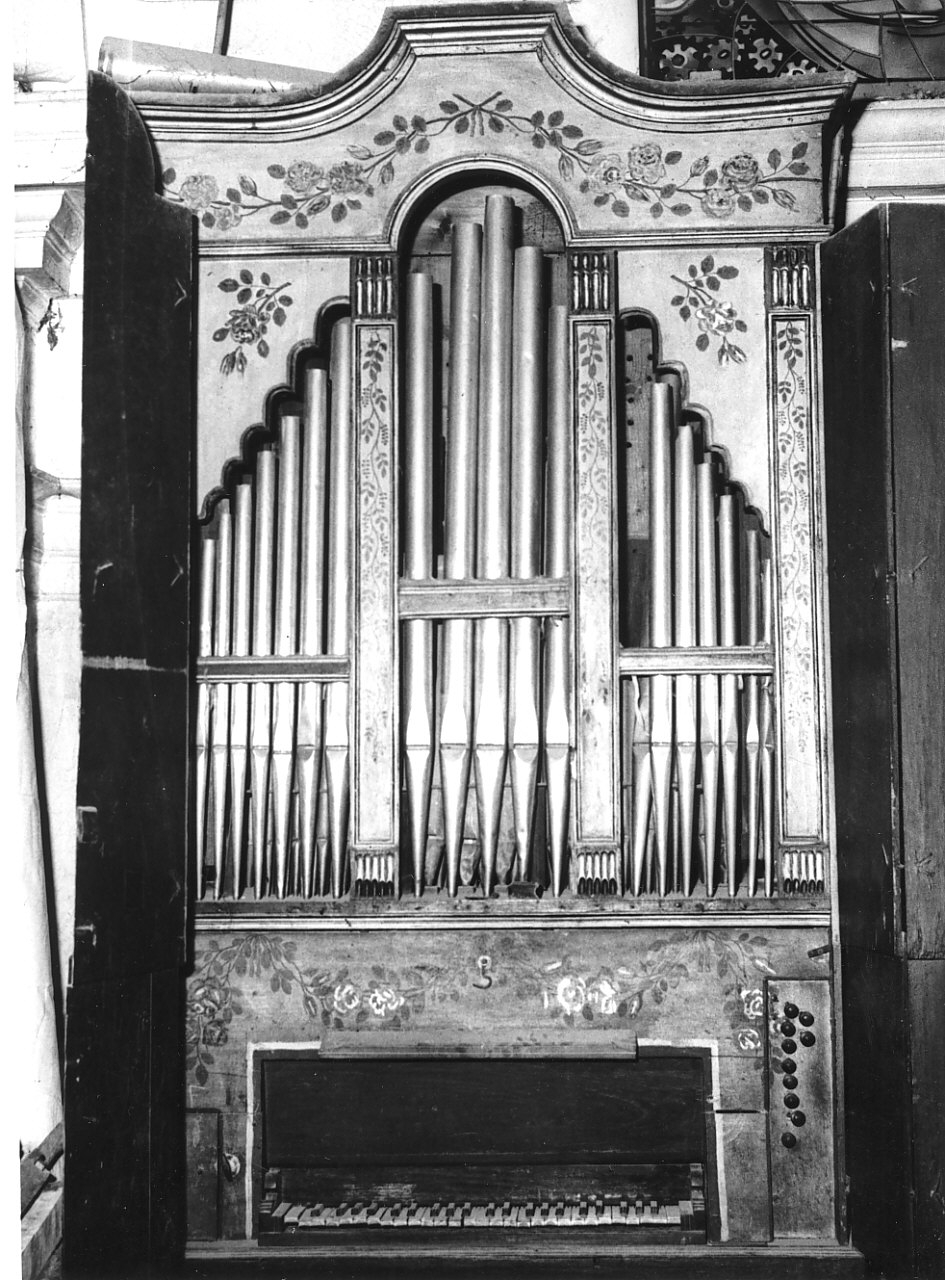 organo, opera isolata - bottega Italia meridionale (fine/inizio secc. XVIII/ XIX)