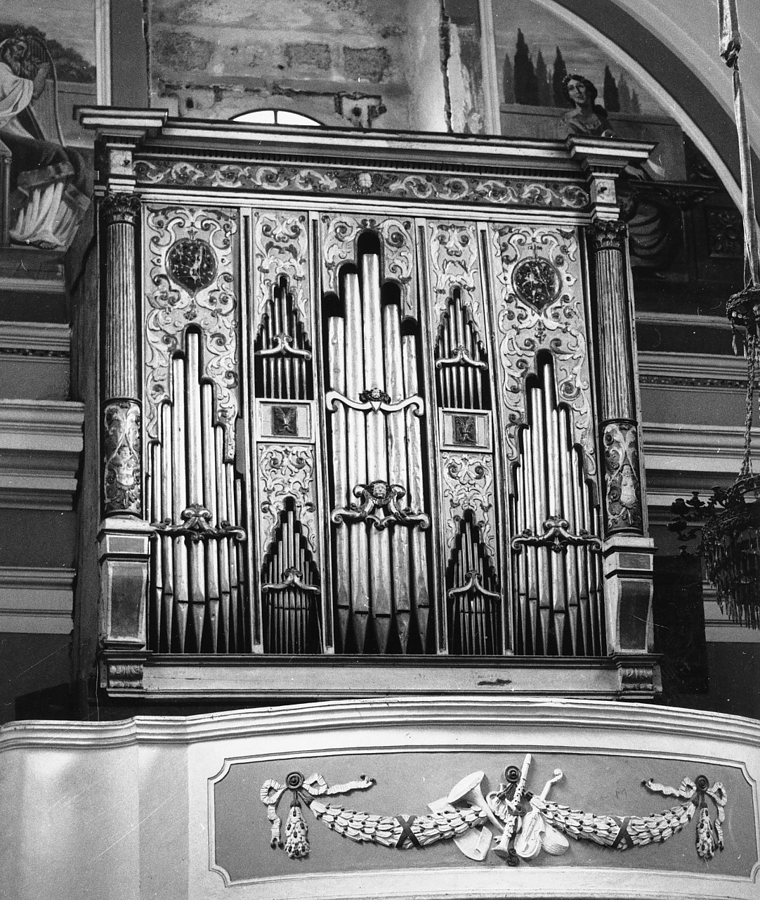 organo, opera isolata - bottega Italia meridionale (sec. XVIII)