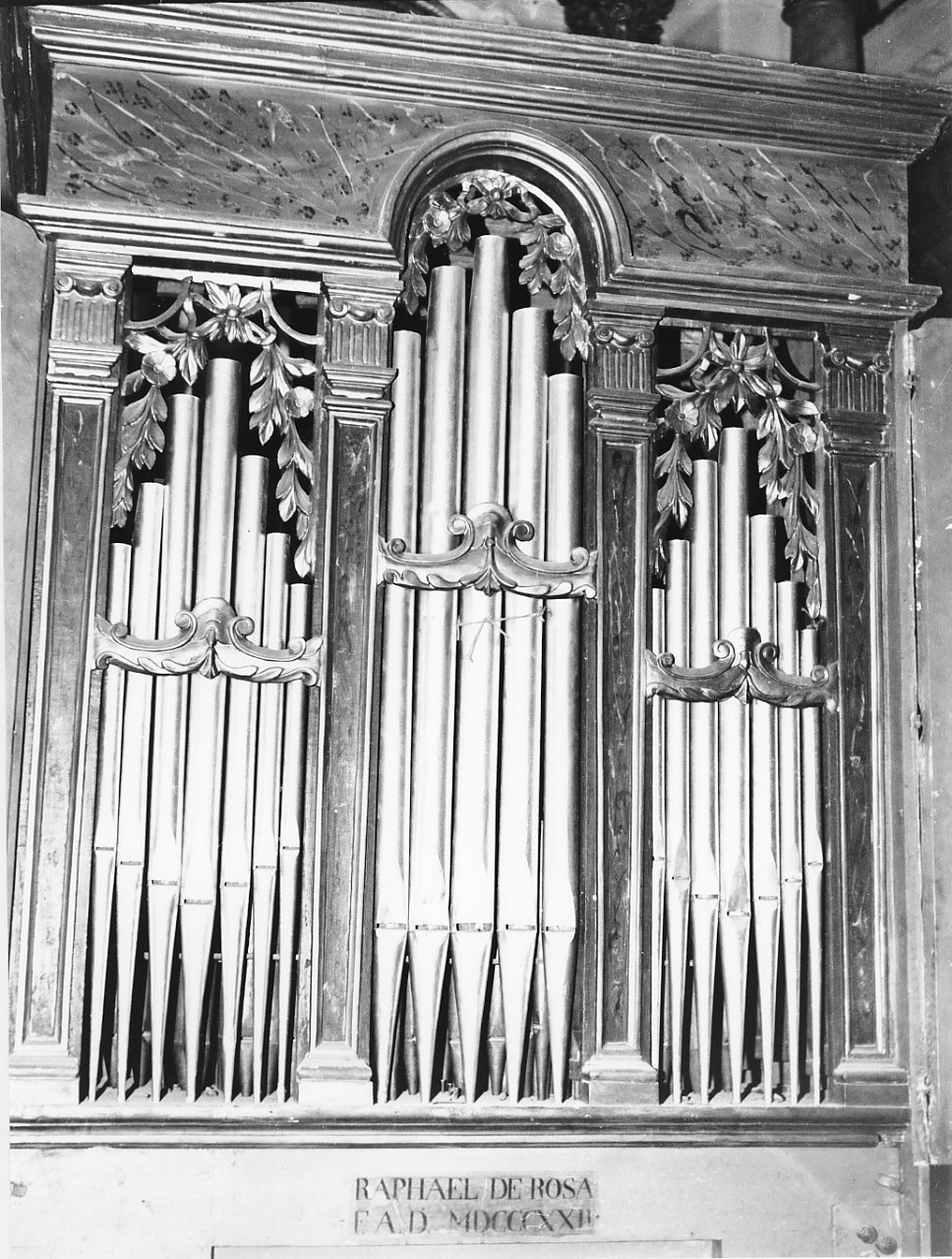 organo, opera isolata di De Rosa Raffaele (sec. XIX)