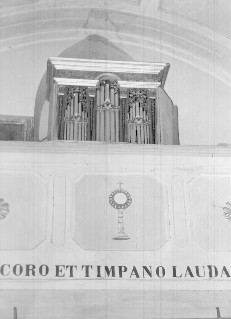 organo, opera isolata - bottega Italia meridionale (sec. XIX)