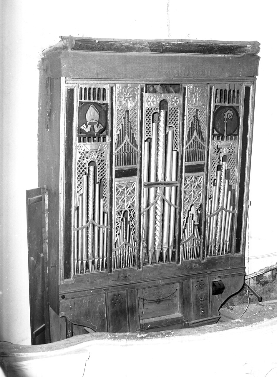 organo, opera isolata - bottega Italia meridionale (sec. XVIII)