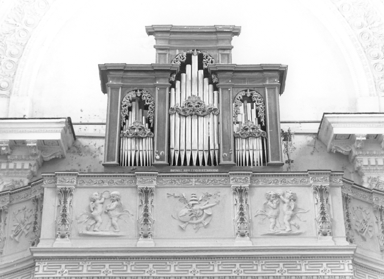 organo, opera isolata - bottega Italia meridionale (fine/inizio secc. XVIII/ XIX)
