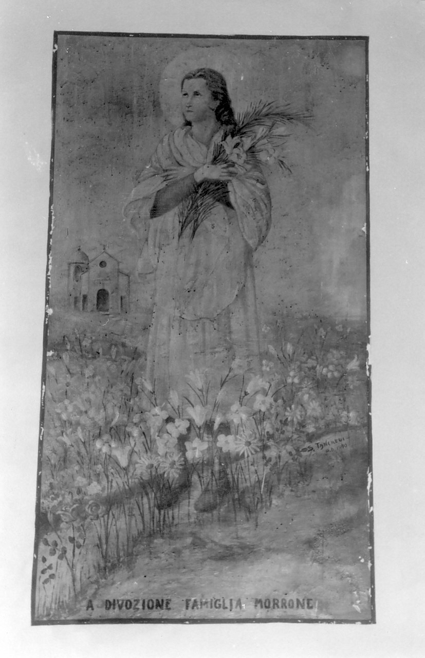 Santa Maria Goretti (dipinto) di Tancredi Settimio (sec. XX)