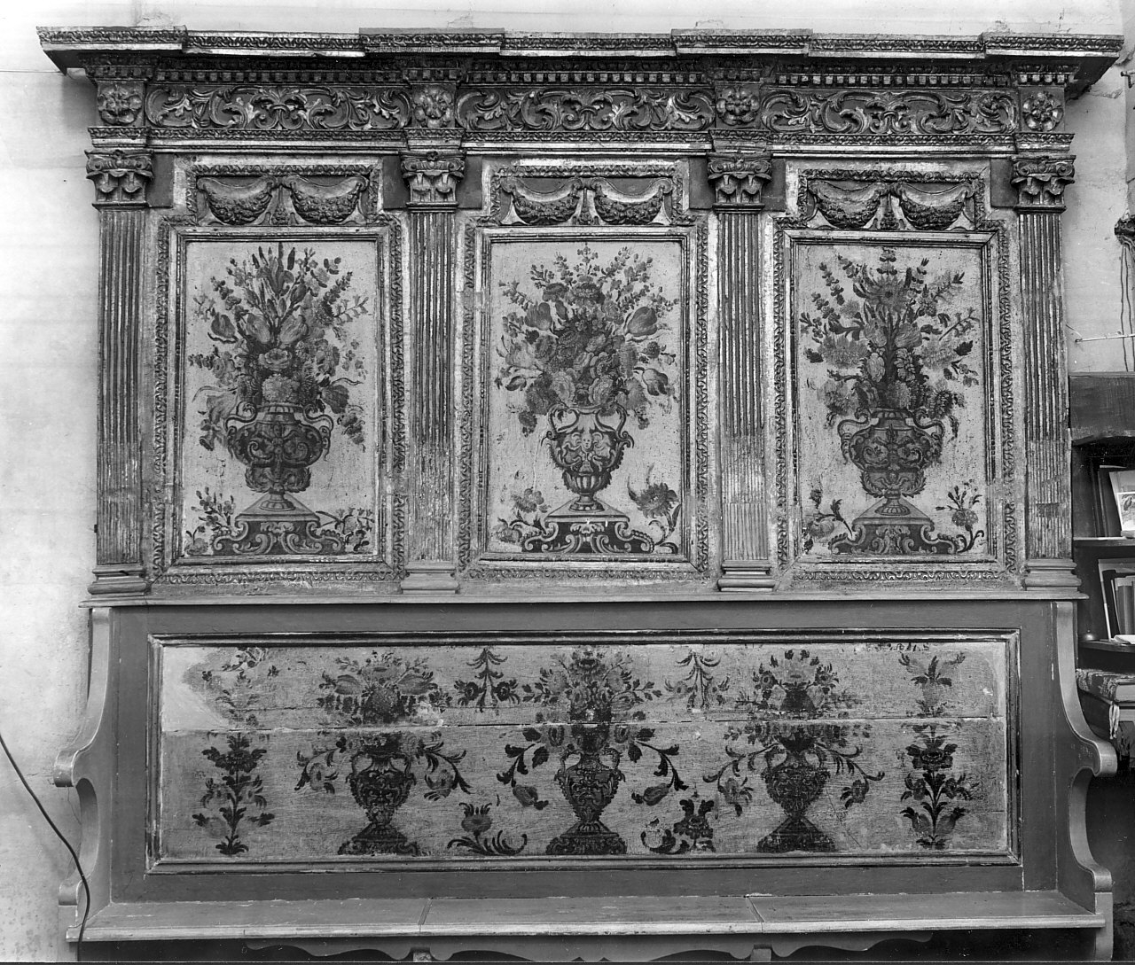stalli del coro, opera isolata - bottega calabrese (seconda metà sec. XVIII)