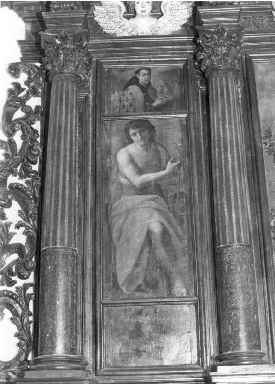 San Giovanni Battista (dipinto, elemento d'insieme) di Azzolino Giovanni Bernardo (prima metà sec. XVII)