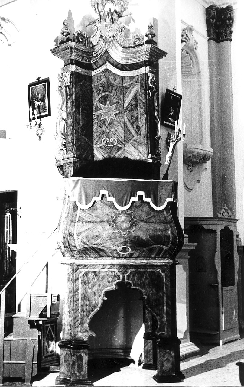 pulpito, opera isolata - bottega calabrese (sec. XIX)