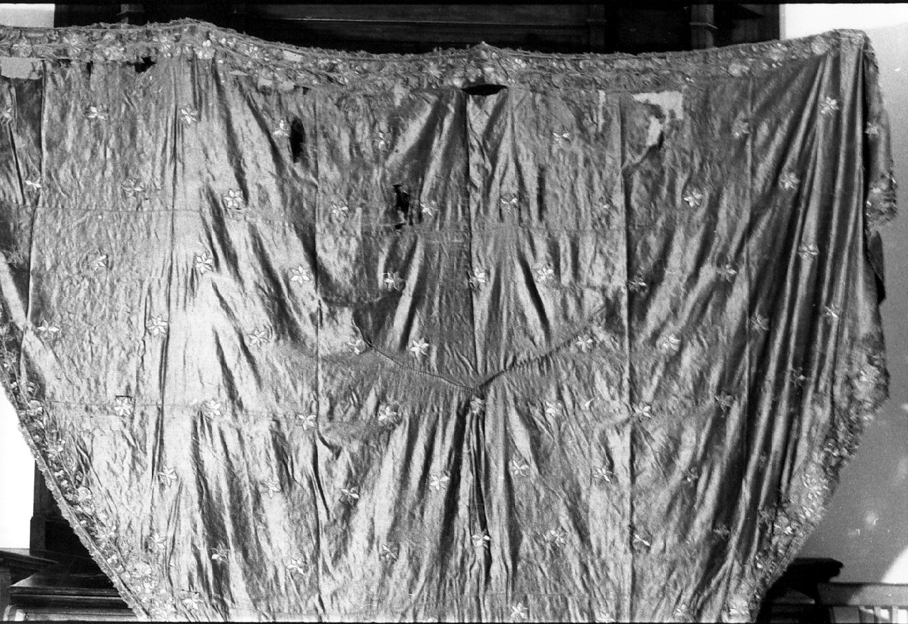 incendio di Costantinopoli (mantello, opera isolata) - manifattura calabrese (sec. XVIII)