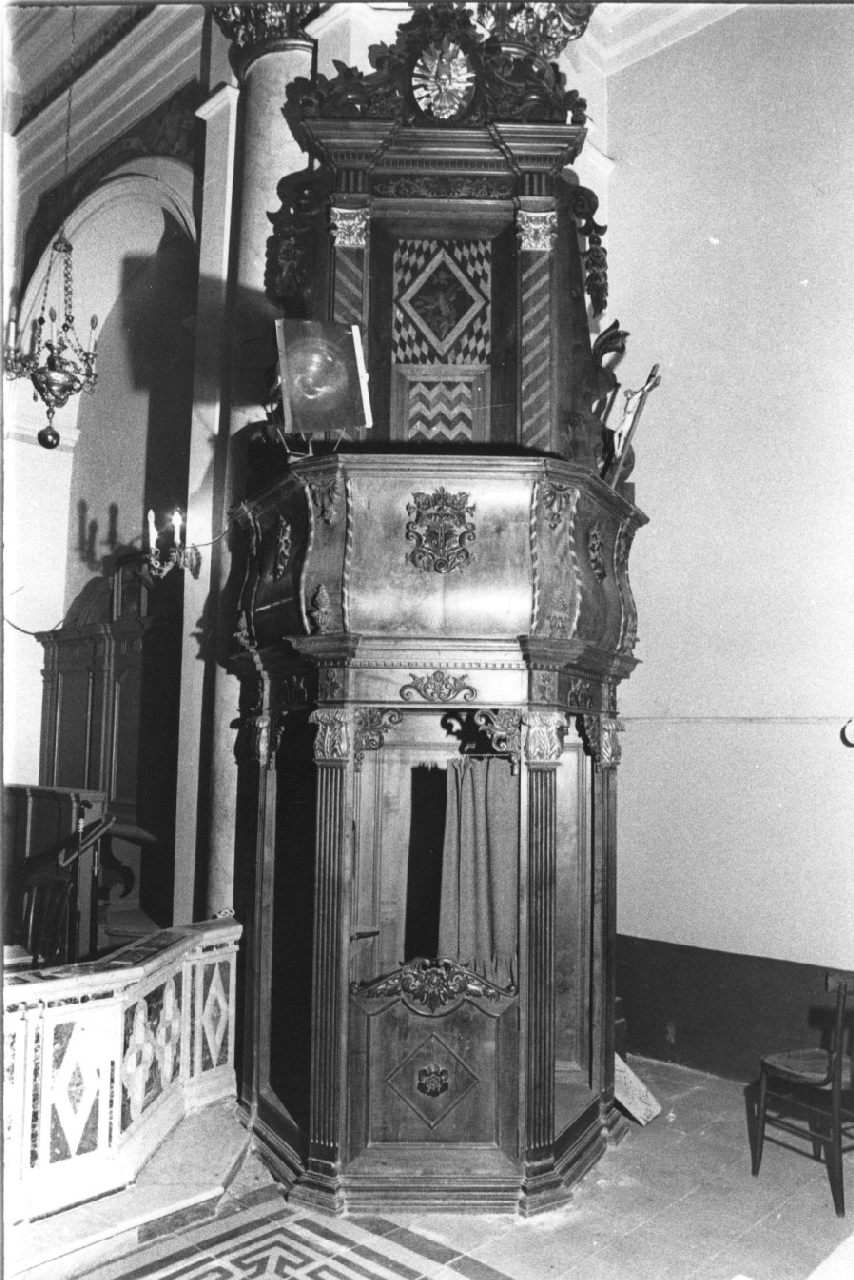 pulpito, opera isolata di De Paola Gabriele (sec. XIX)