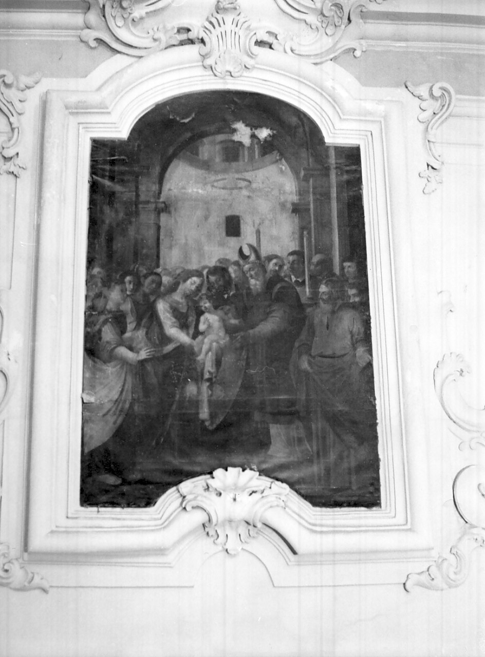 presentazione di Gesù al tempio (dipinto, opera isolata) - ambito Italia meridionale (sec. XVIII)