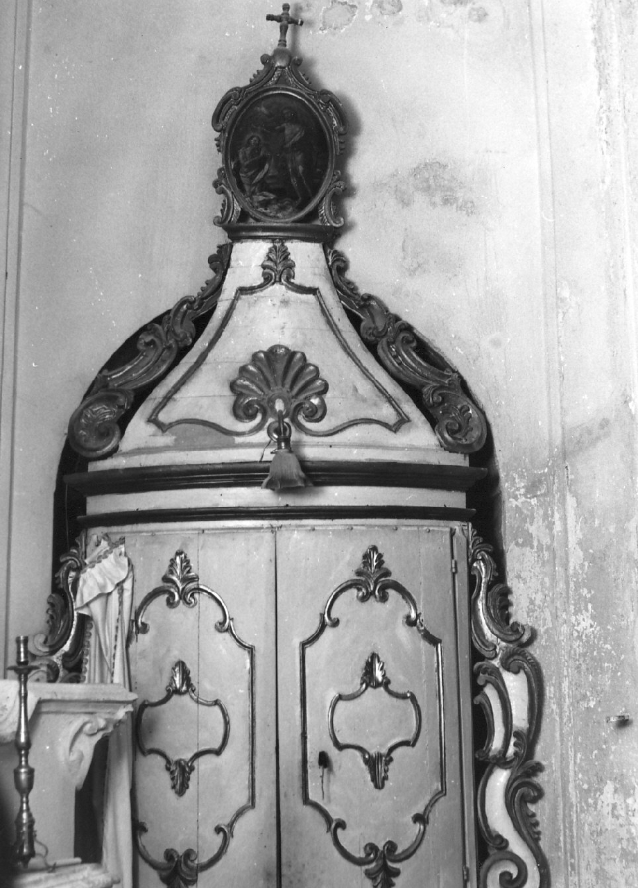 fonte battesimale, opera isolata - bottega calabrese (fine sec. XVIII)