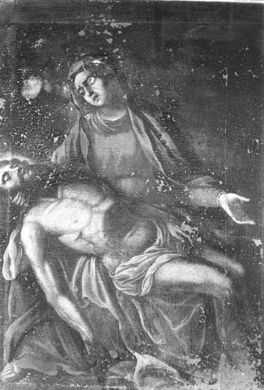 Pietà (dipinto, opera isolata) - ambito Italia meridionale (sec. XVIII)