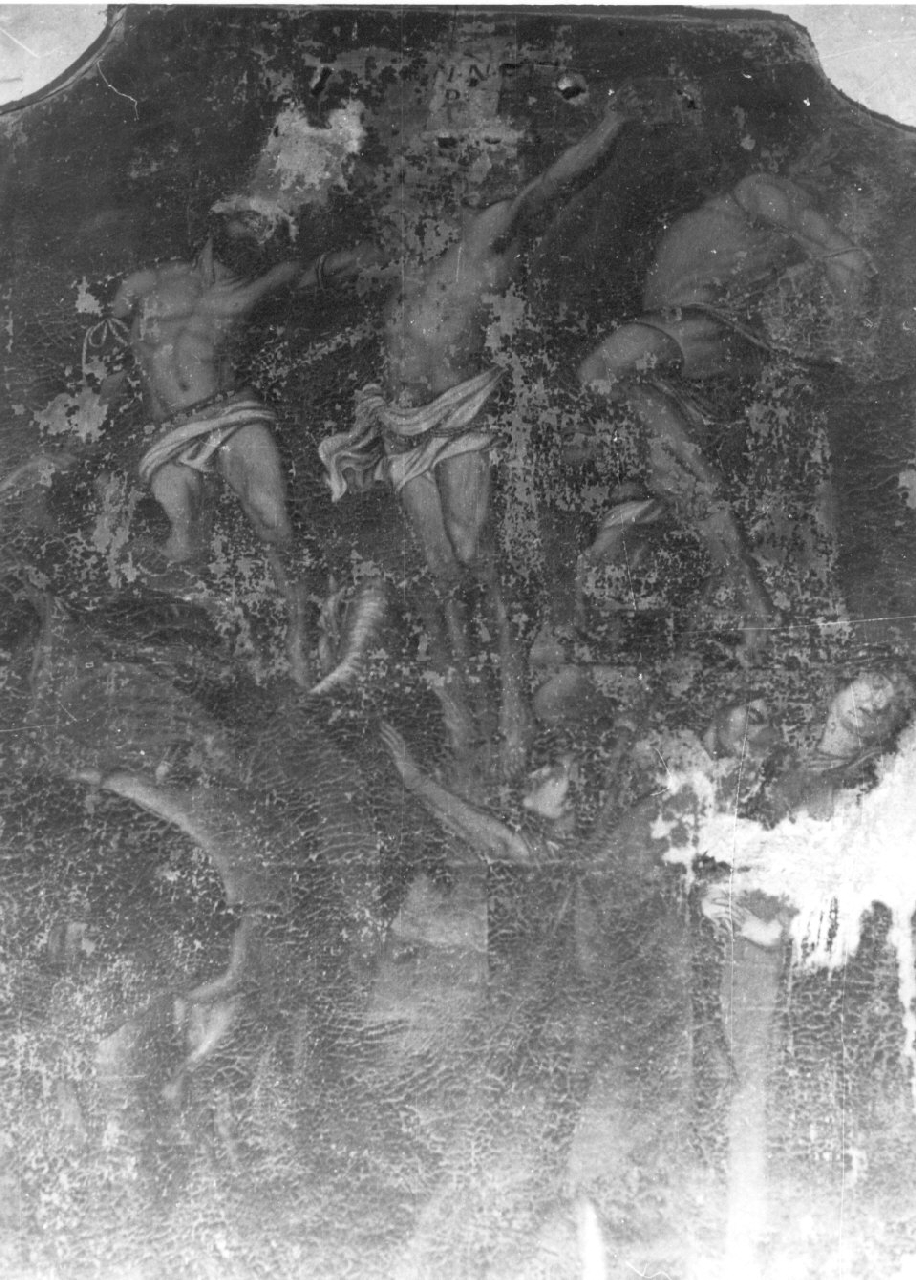 crocifissione di Cristo (dipinto, opera isolata) - ambito Italia meridionale (sec. XVIII)