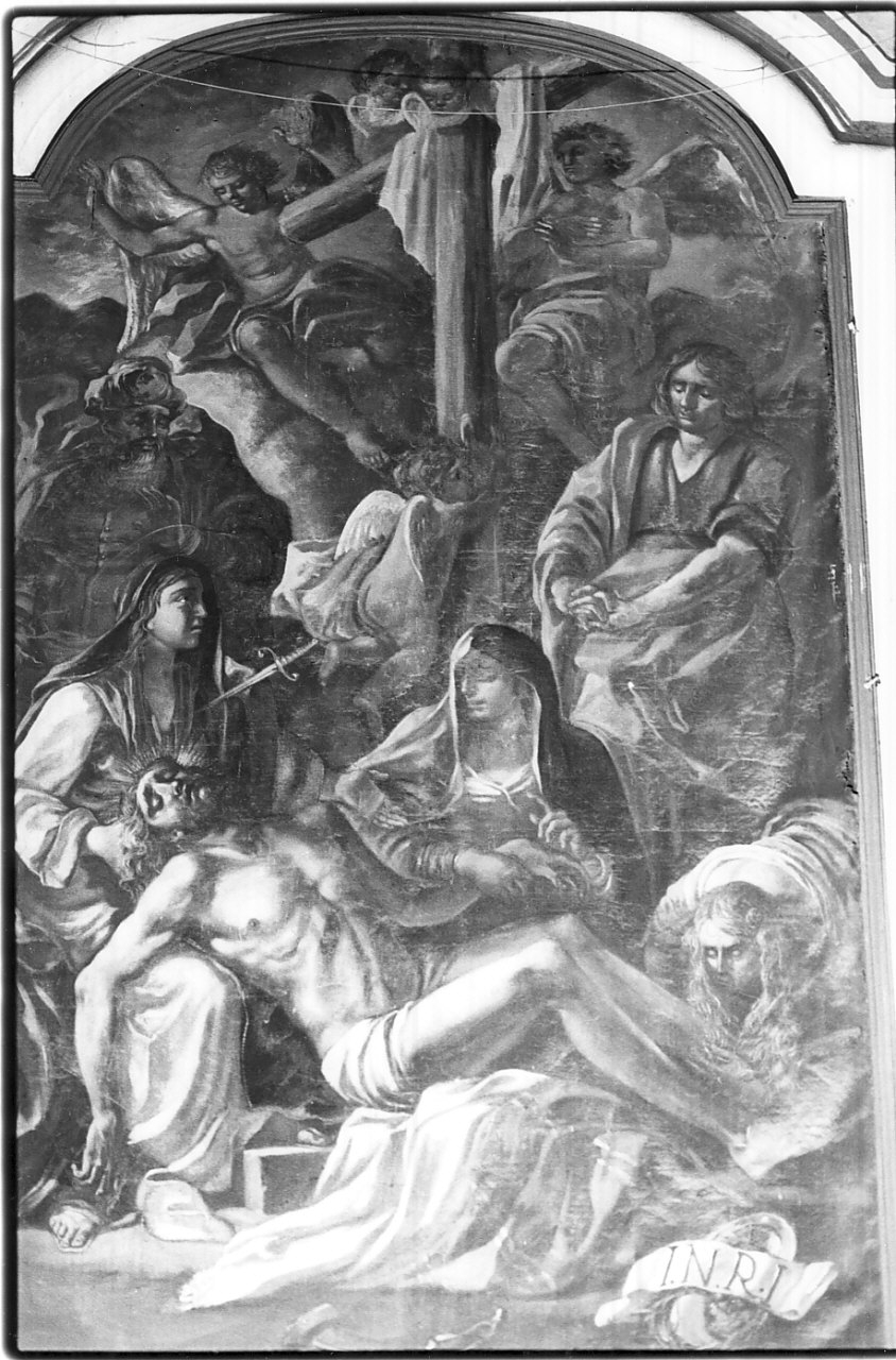 deposizione di Cristo dalla croce (dipinto, opera isolata) di Santanna Cristoforo (sec. XVIII)
