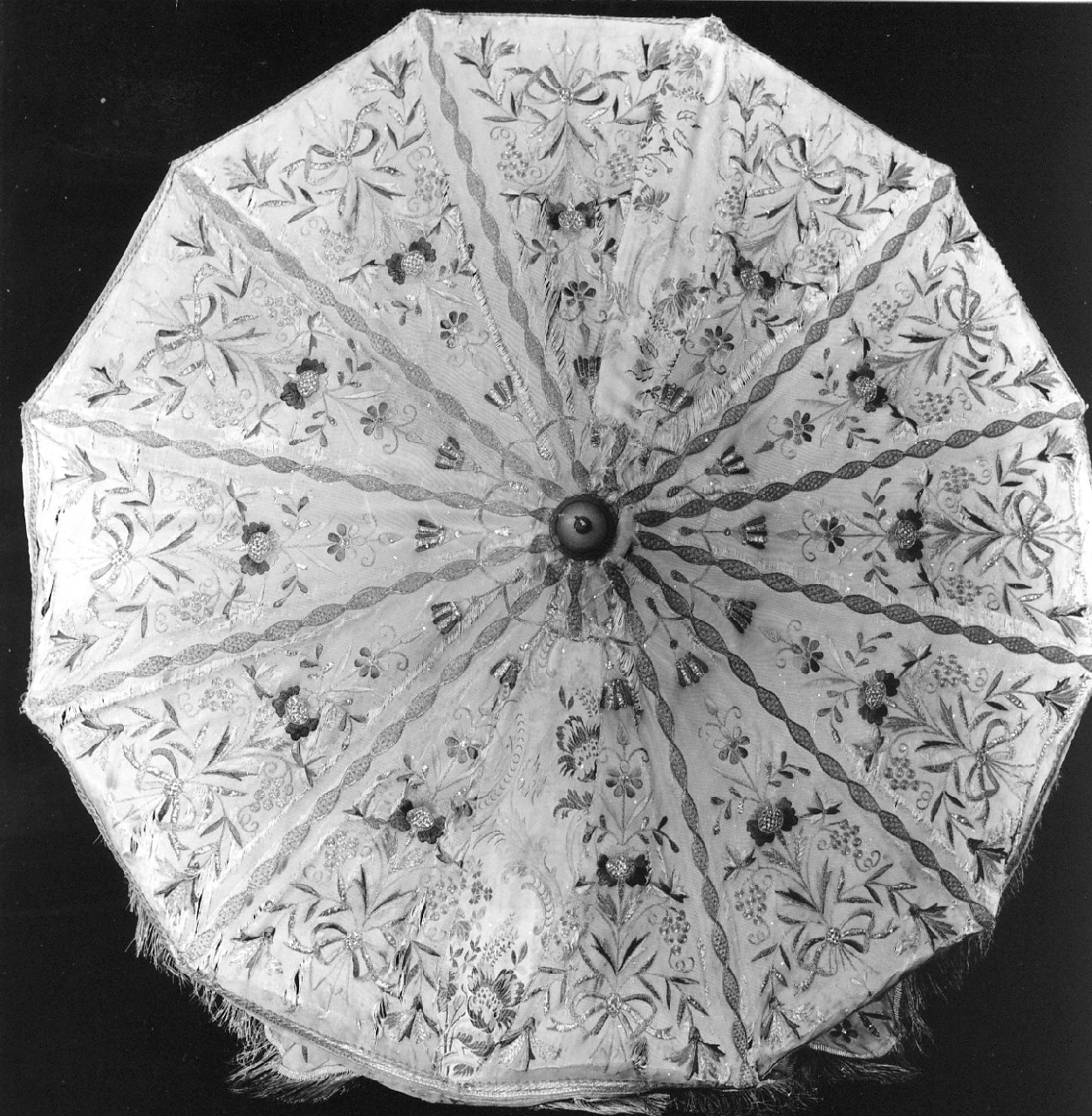 ombrellino processionale, opera isolata - manifattura Italia meridionale (sec. XIX)