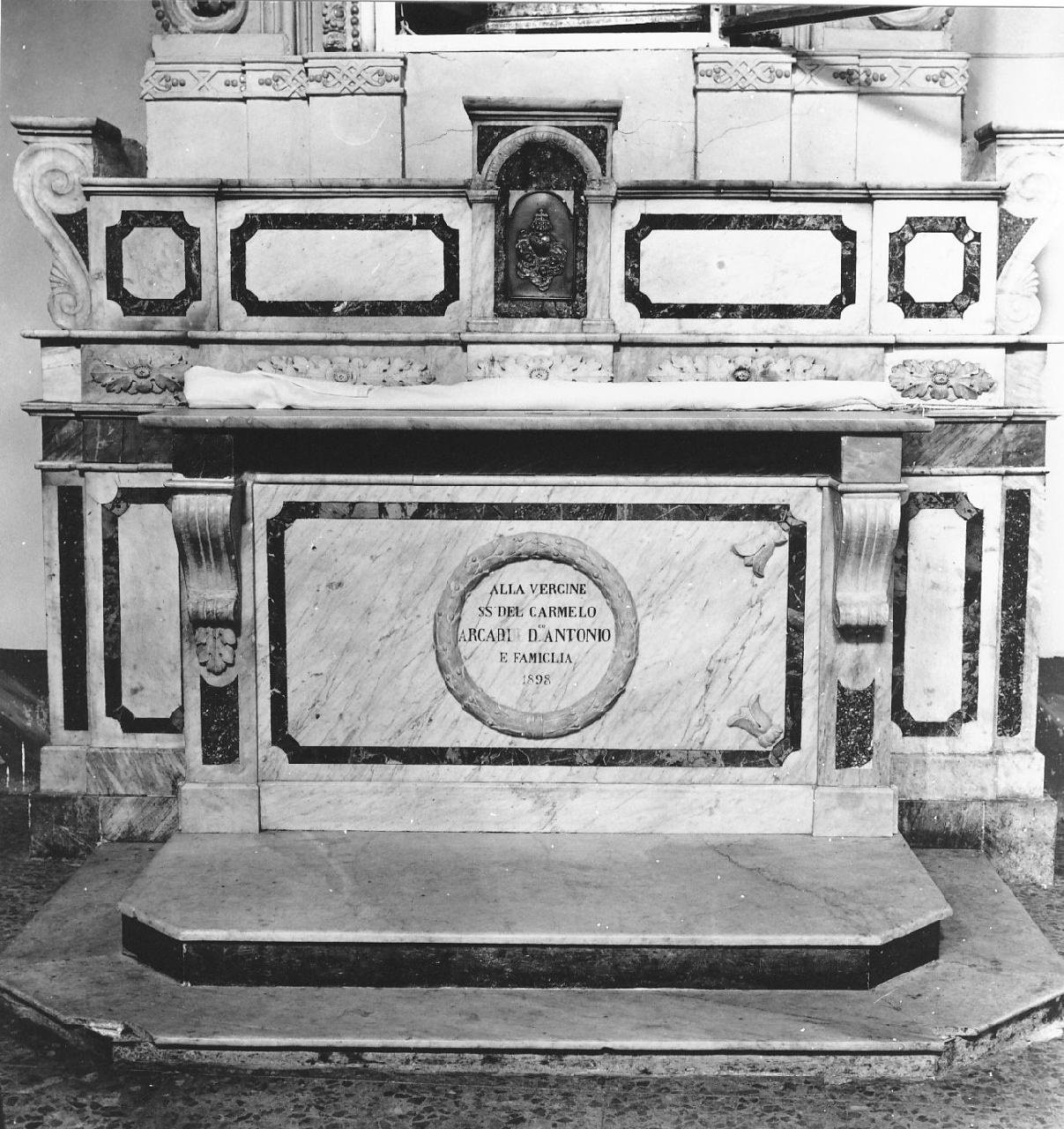 altare, opera isolata - bottega napoletana (sec. XIX)