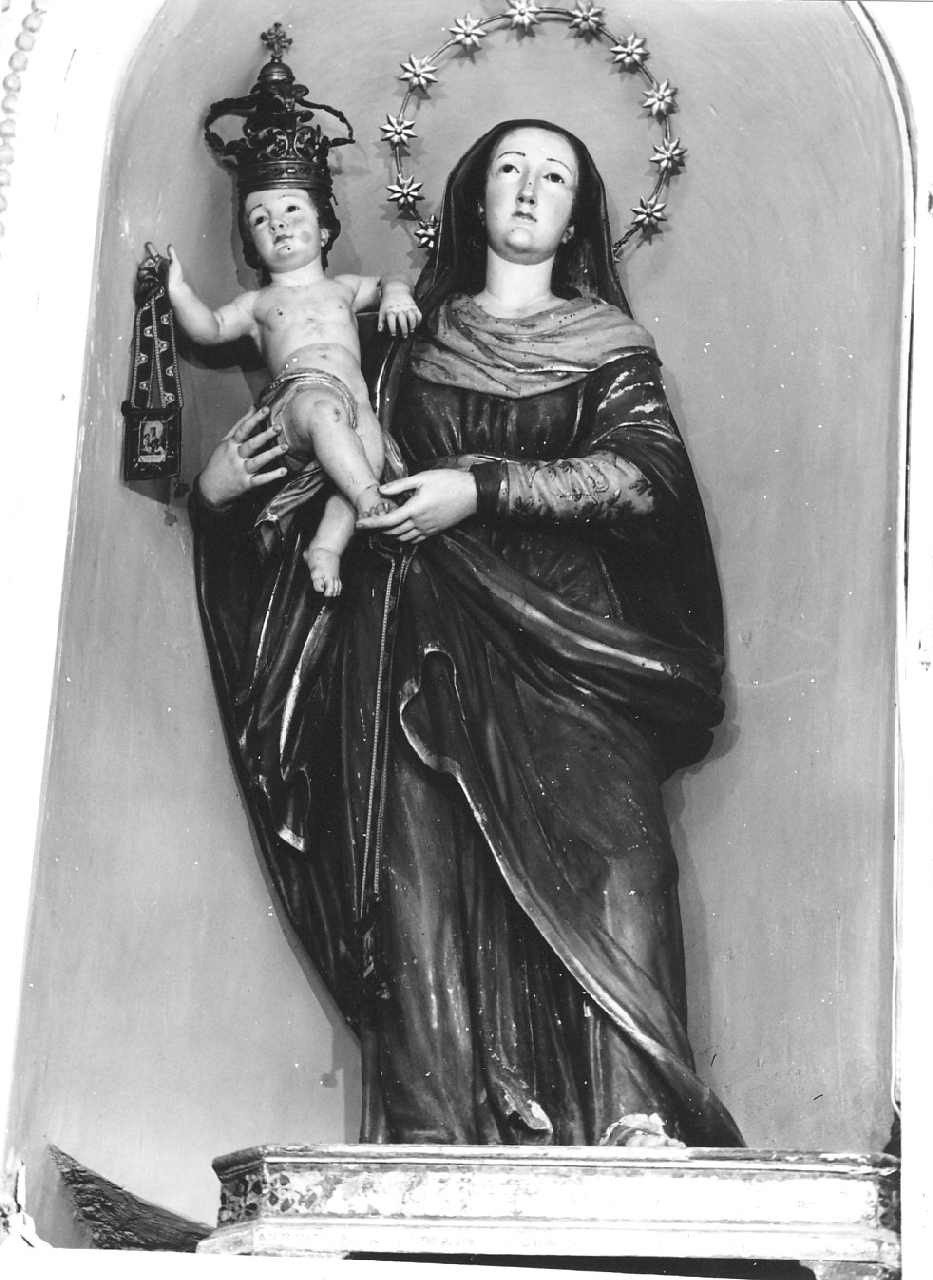 Madonna del Carmelo (statua) di Pisani Venanzio (sec. XIX)
