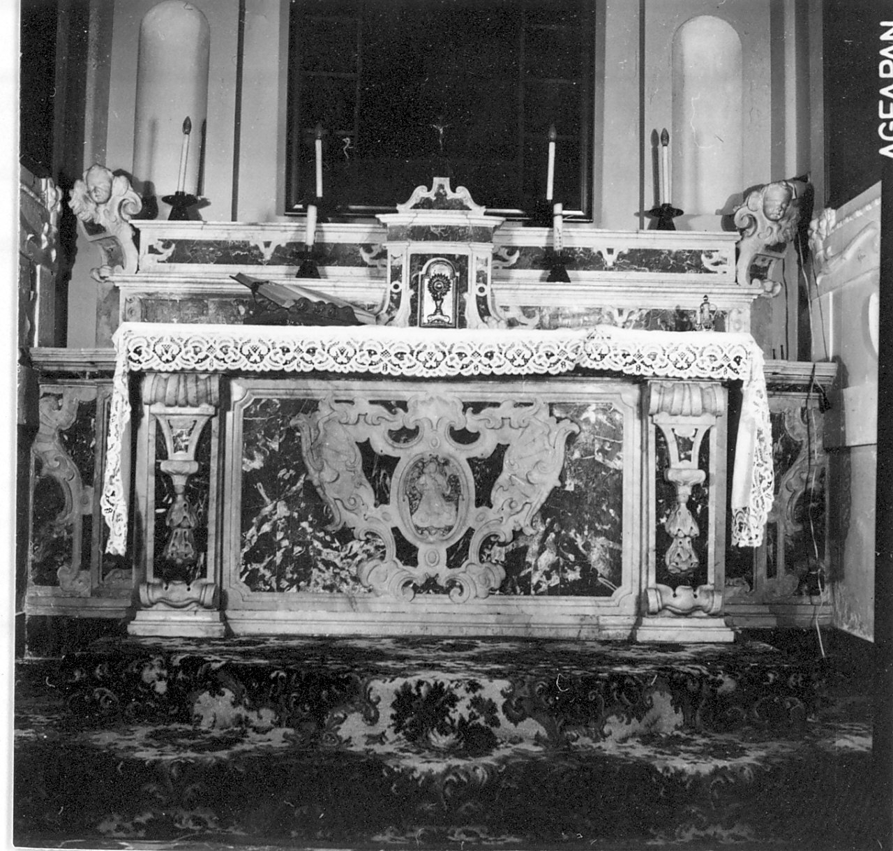 altare maggiore, opera isolata - bottega Italia meridionale (sec. XVIII)