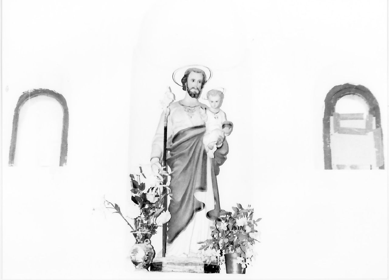 San Giuseppe (statua, opera isolata) - bottega Italia meridionale (seconda metà sec. XIX)