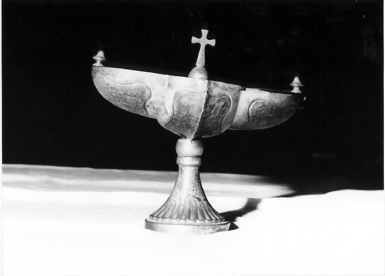 navicella portaincenso, opera isolata - bottega Italia meridionale (seconda metà sec. XIX)