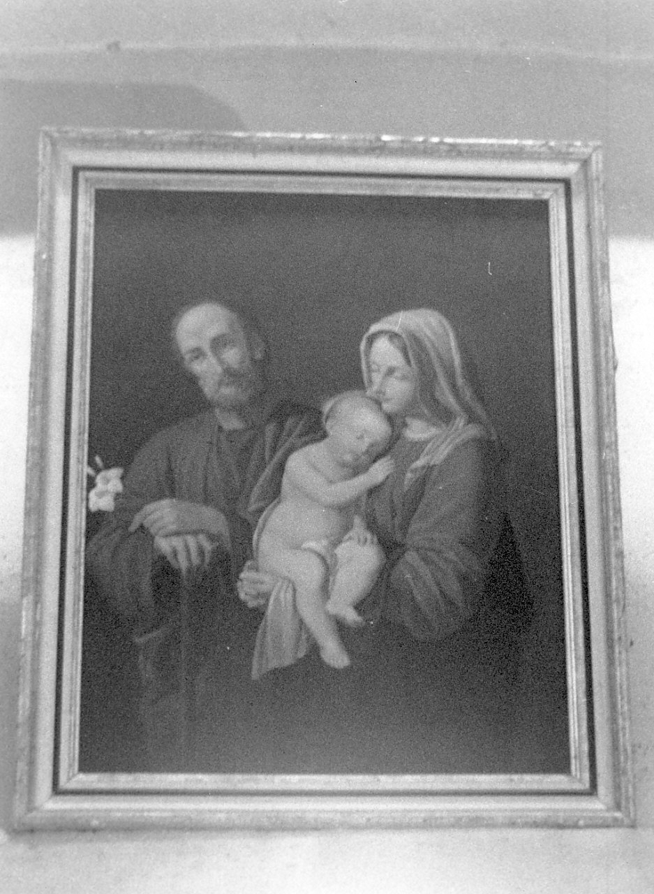 Sacra Famiglia (dipinto, opera isolata) - ambito Italia meridionale (fine sec. XIX)