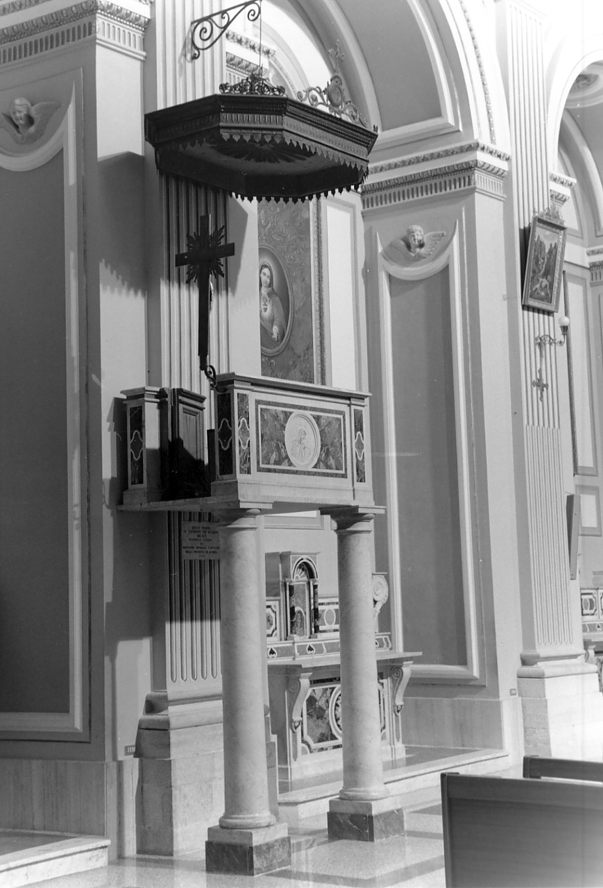 pulpito, opera isolata - bottega calabrese (sec. XIX)
