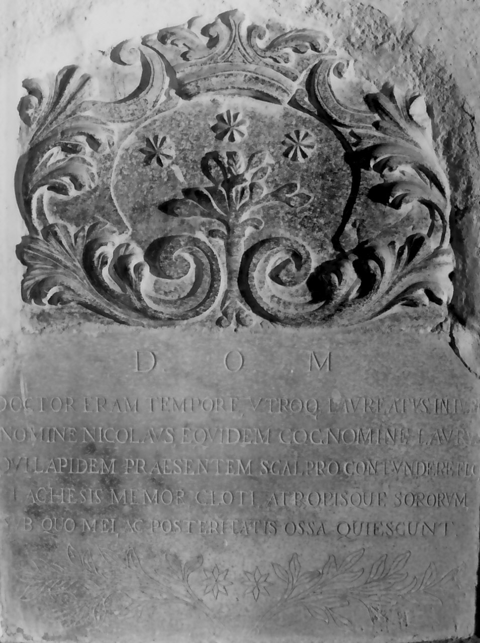 lapide, opera isolata - bottega calabrese (sec. XVIII)