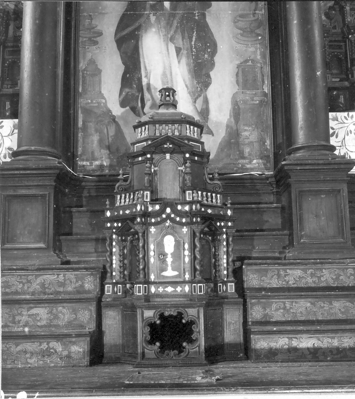 ciborio - bottega calabrese (sec. XVIII)