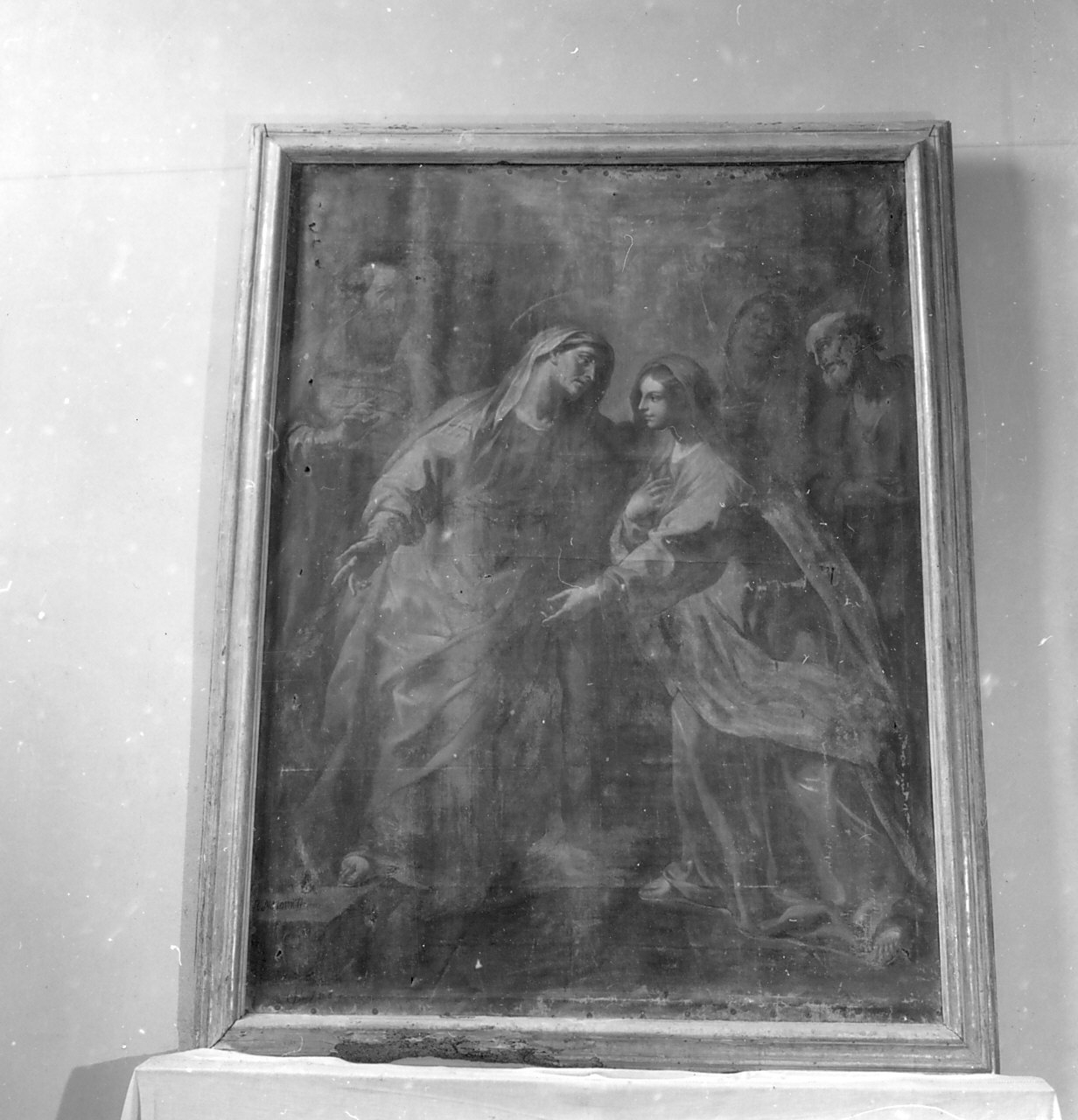 visitazione (dipinto) di Lama Giovan Battista (prima metà sec. XVIII)