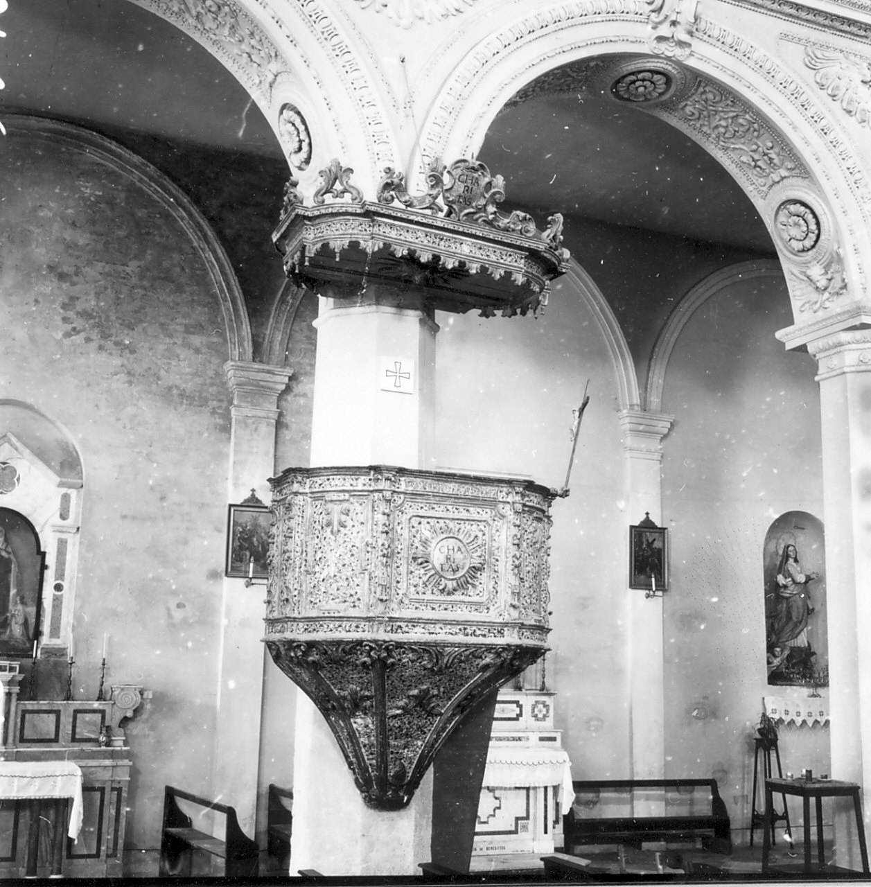 pulpito - bottega calabrese (sec. XVIII)