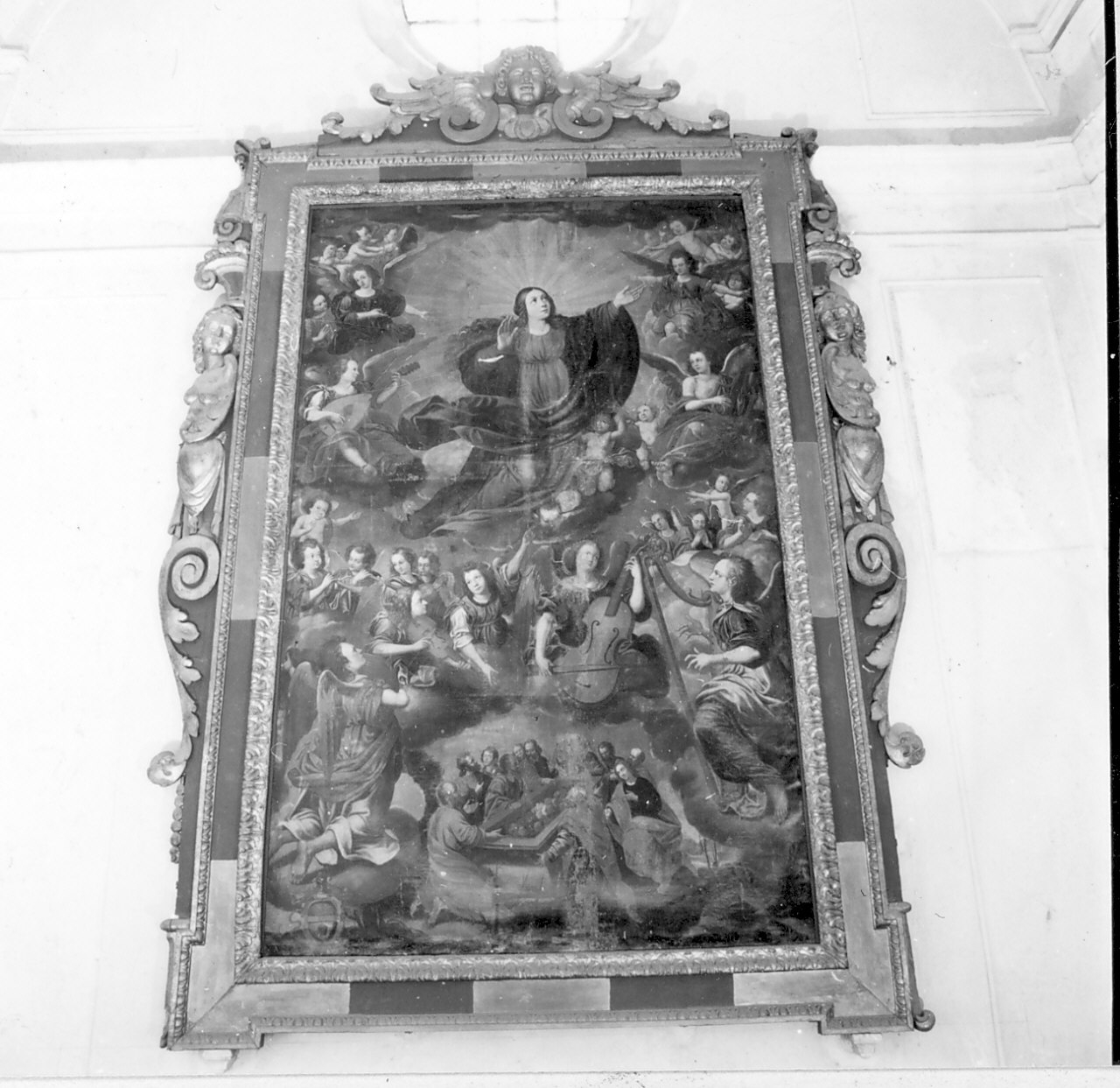 assunzione della Madonna (dipinto) - ambito Italia meridionale (fine/inizio secc. XVI/ XVII)