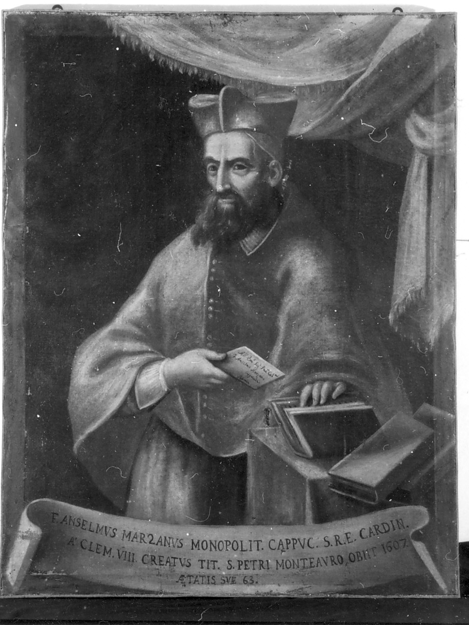 F. Anselmo Marzano, padre cappuccino (dipinto) - ambito calabrese (fine sec. XVIII)