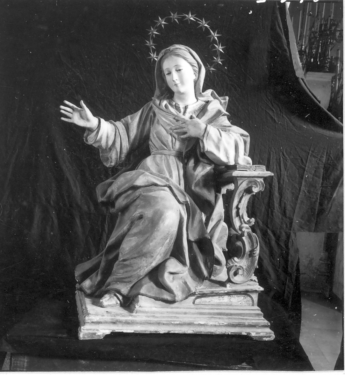 San Gabriele Arcangelo (scultura, elemento d'insieme) - bottega calabrese (sec. XIX)